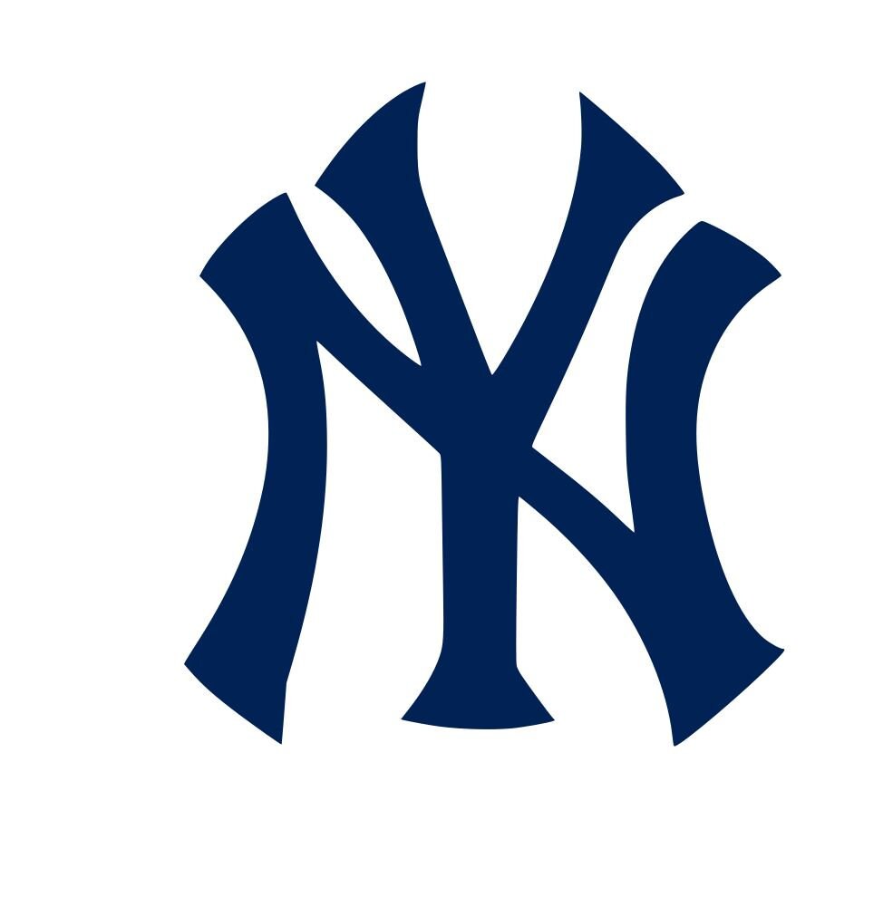 NY New York Yankees Baseball Emblem Logo SVG  Cutting Files for the C…