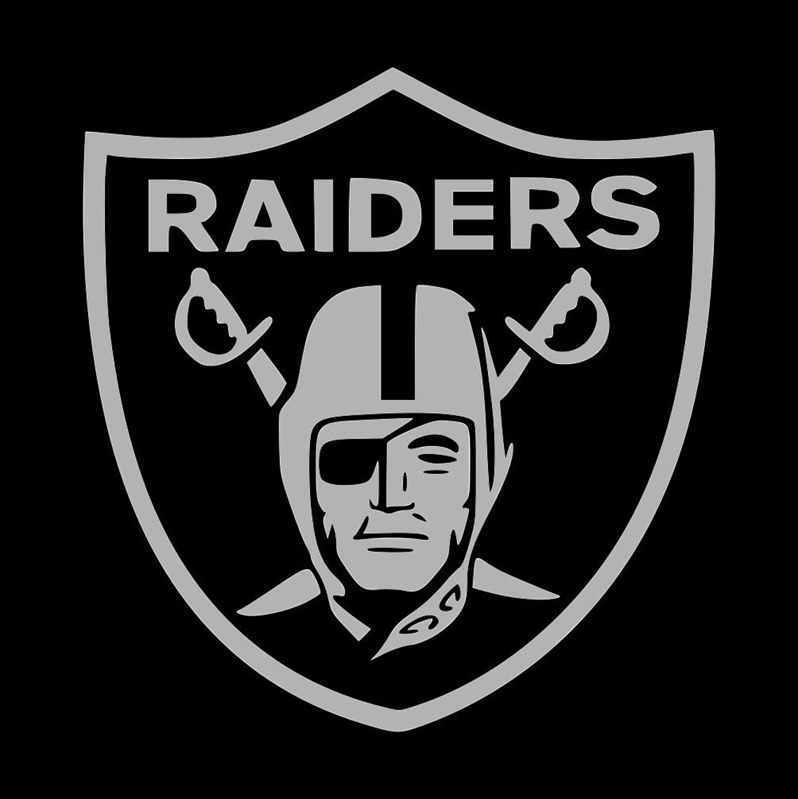 Las Vegas Raiders Football Emblem Logo SVG Cutting Files for Etsy