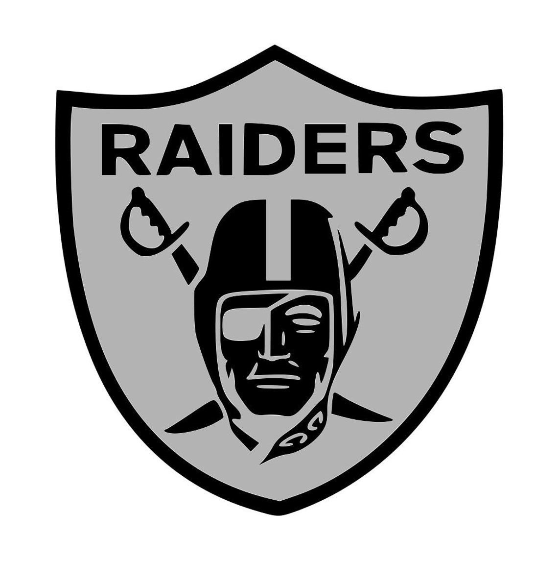 Las Vegas Raiders Football Emblem Logo SVG Cutting Files for | Etsy