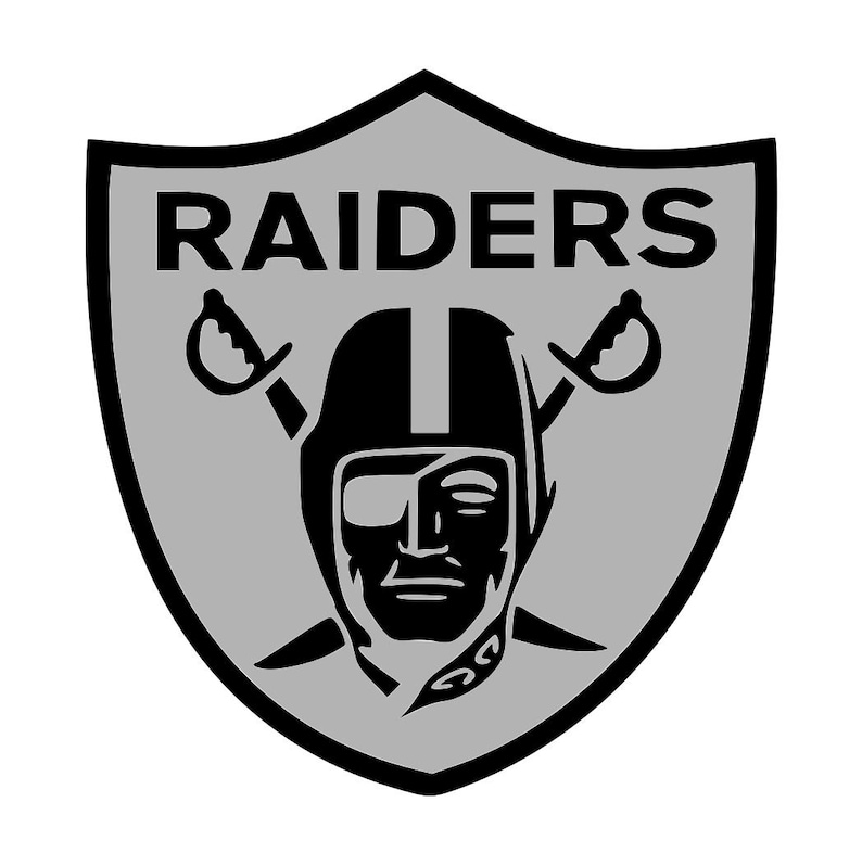 Las Vegas Raiders Football Emblem Logo SVG Cutting Files for | Etsy