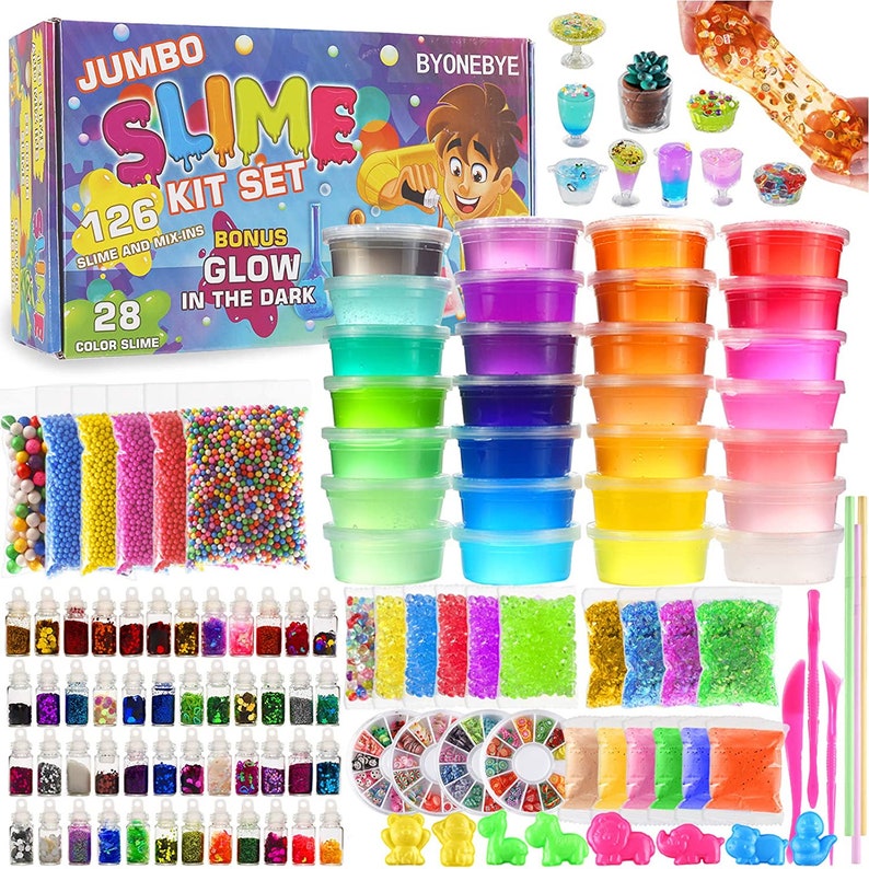 Science Slime Kit 24 Colors DIY Slime Making Kit Slime Kit Etsy