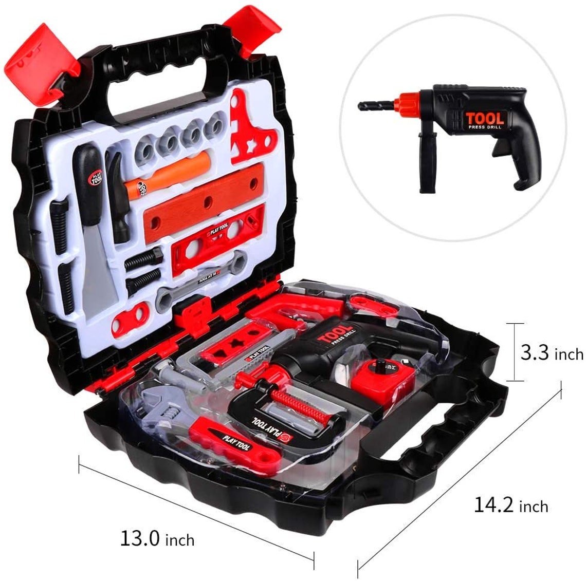 Toy Power Play Series Kids Tool Set 25 Piece Pretend Play Etsy