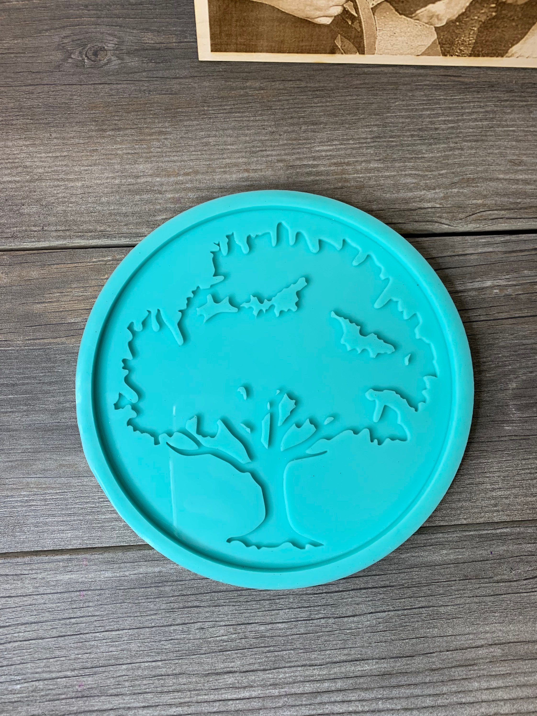 Tree mold layered tree mold resin art mold silicone mold Etsy