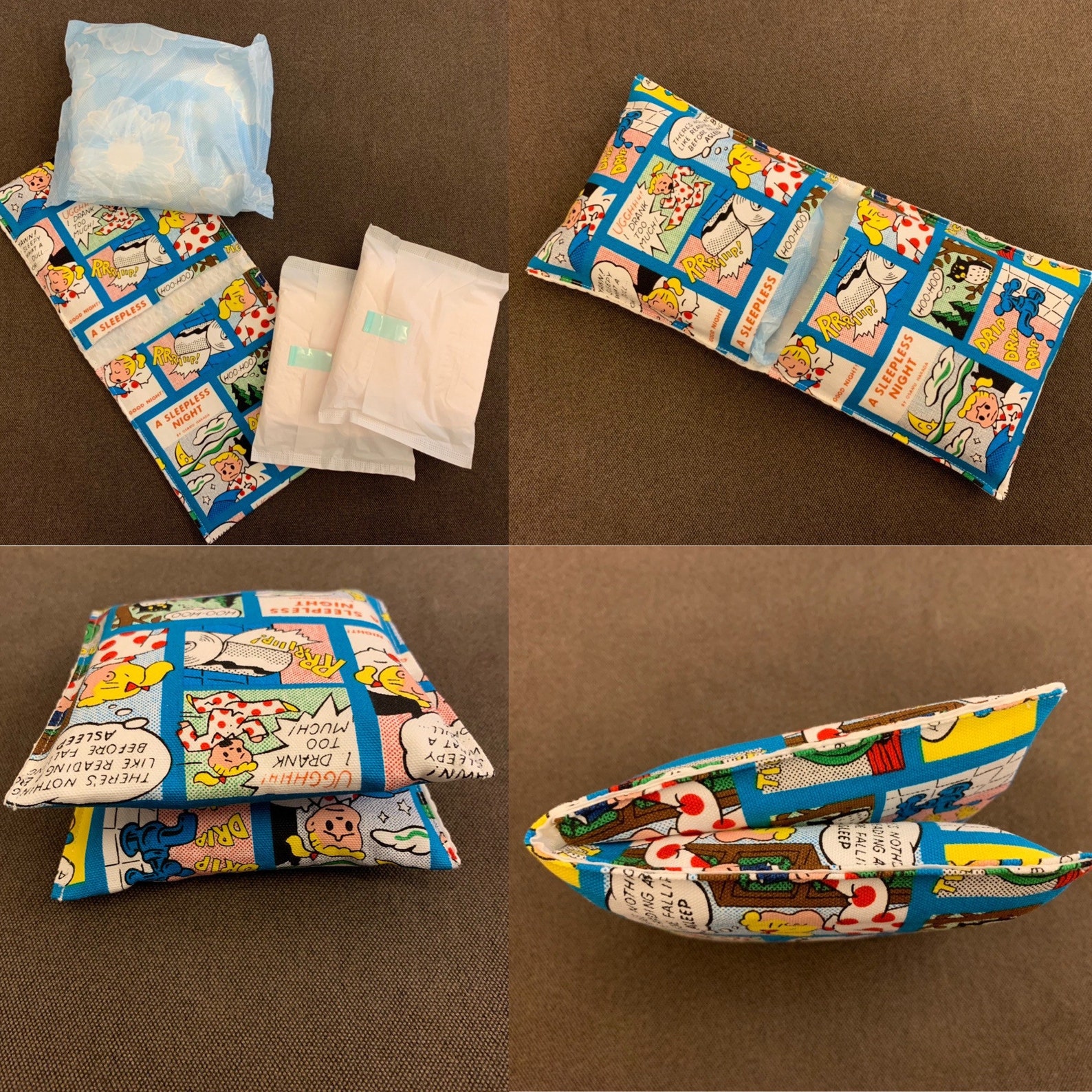 First Period Gift Sanitary Pad Holder Period Pad Case Etsy