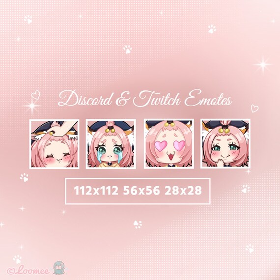 Genshin Impact Diona Twitch Emotes Etsy
