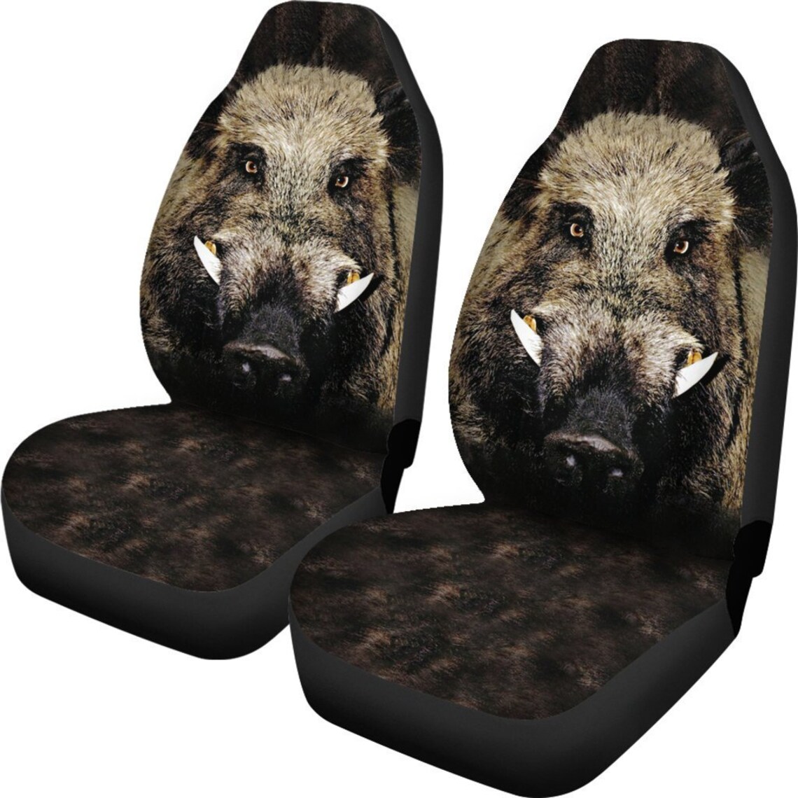 Wild Boar Car Seat Covers Amazing Gift Ideas Car Etsy
