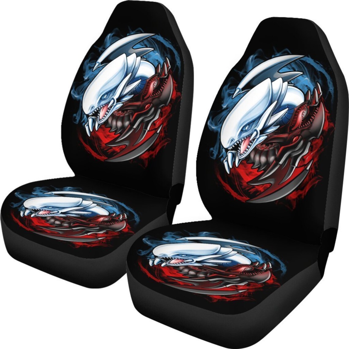 Yugioh Dragons Anime Car Seat Covers Car Accessories Cute