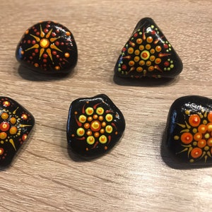 Magnetpins, Kühlschrankmagnete, Magnete gelb orange rot