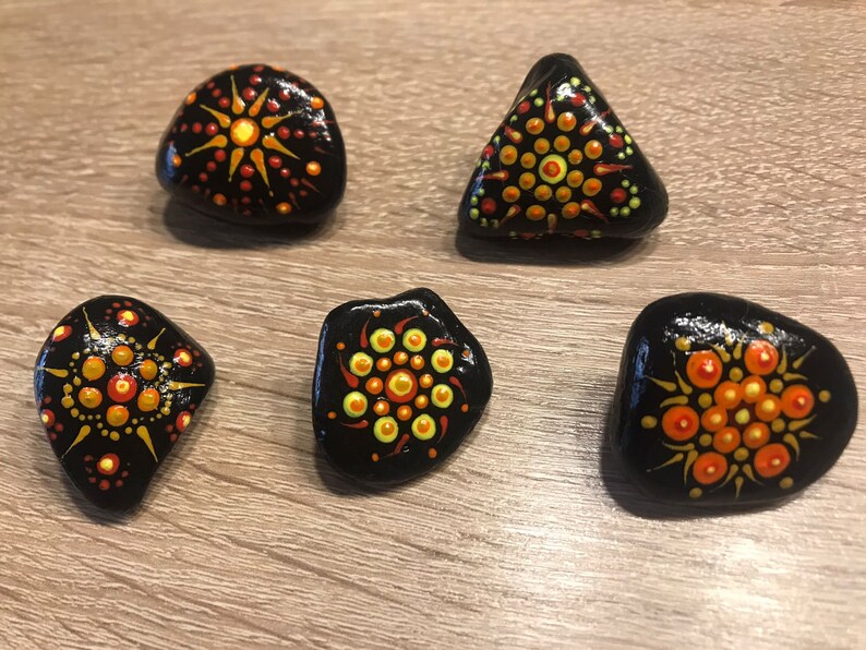 Magnetpins, Kühlschrankmagnete, Magnete gelb orange rot