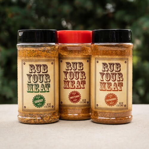 The Rub Your Meat 3pack Etsy