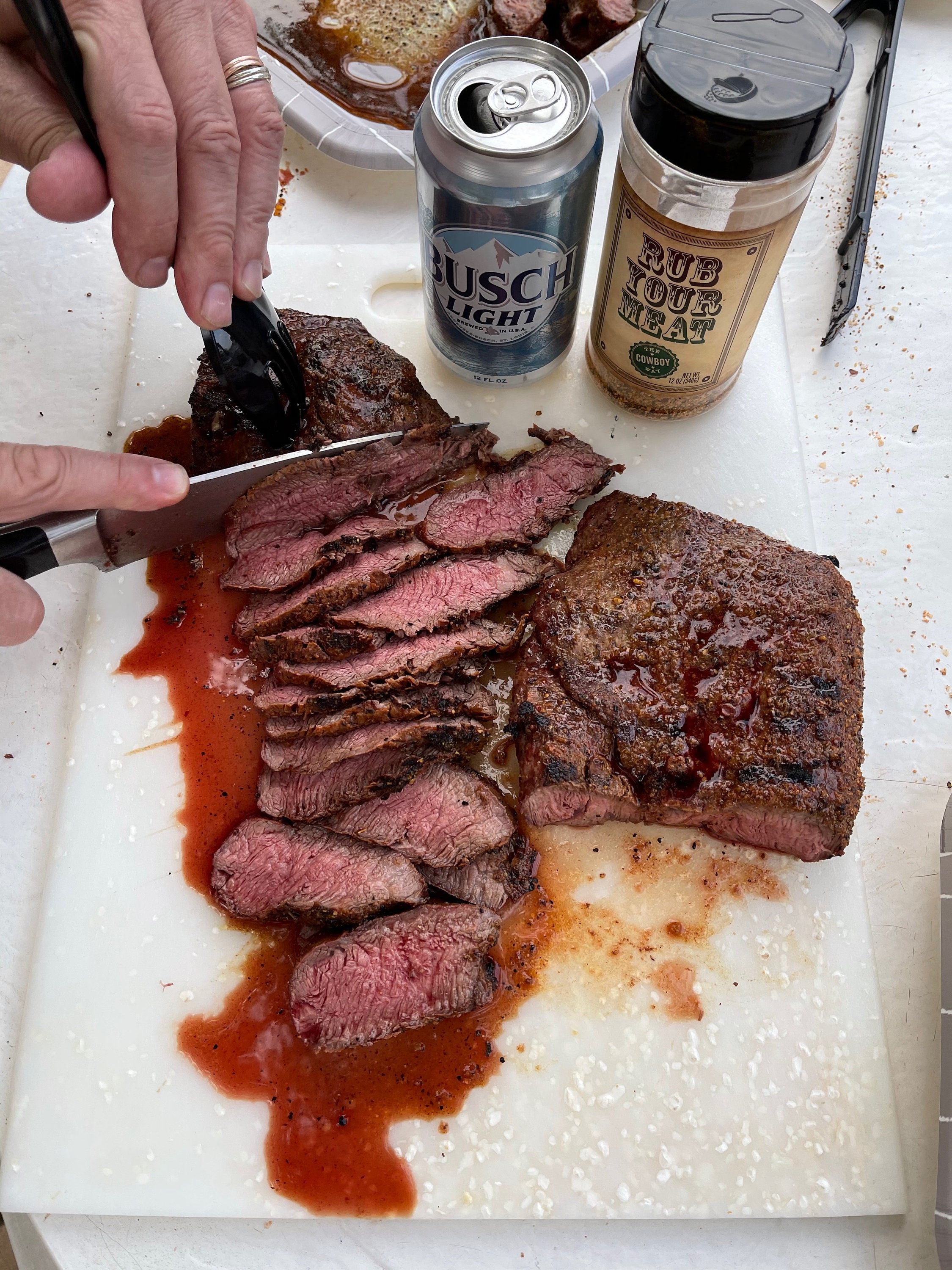 Ultimate BBQ Seasoning Trio - 3 Large Rub Your Meat Bottles