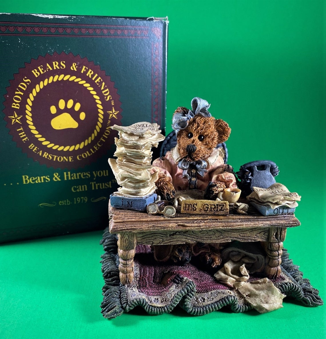 Boyds Bears & Friends Limited Edition Vintage Bearstone Etsy
