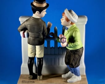 Norman Rockwell Porcelain Figurine “The Rivals”