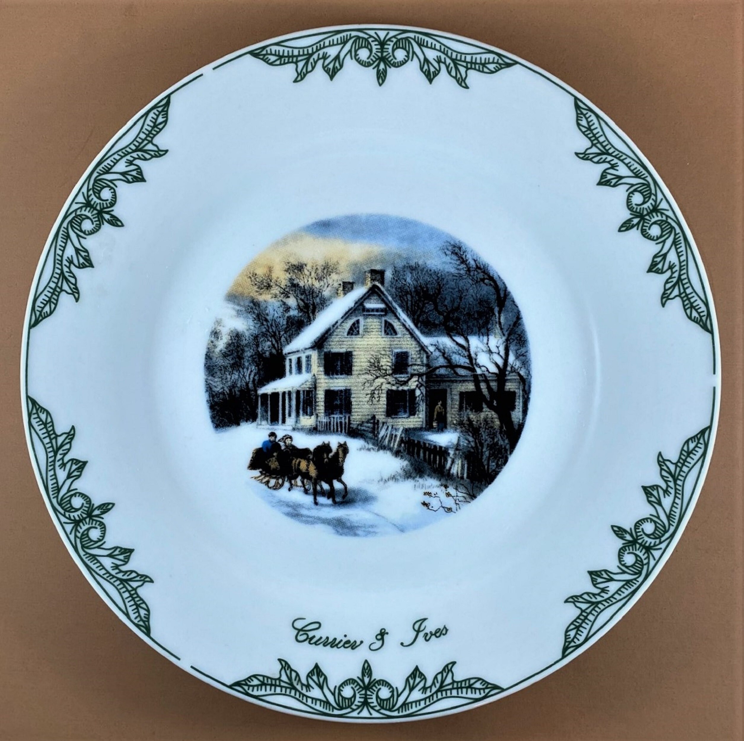 Currier & ives plates hotsell