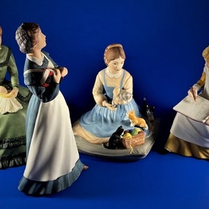 Complete Set of Fine Porcelain “little Women” Figurines - Etsy