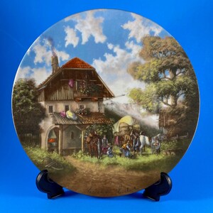 Beautiful, Mint Condition, German Collector Plate from The Bradford Exchange. “The Blacksmith”.