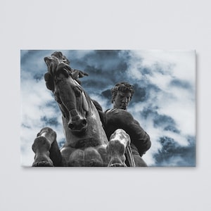 Armenian Art • Armenian Gift • Wall Art • Art Canvas • Sasuntsi David Art Canvas • Gifts for Home • Armenia Gift