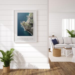 Cypress Point Golf Club, Topo Map, Golf Course Map, 3D Relief Map, Modern Map, Minimalist map, Art for men&#39;s office, california poster print
