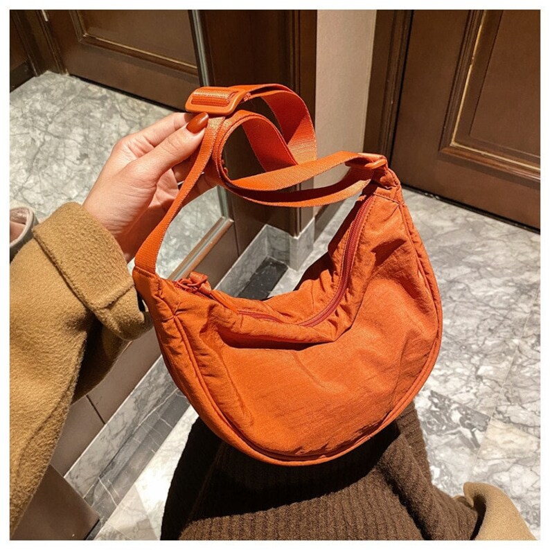 Nylon Crossbody Bag Dumpling Bag Small Shoulder Bag - Etsy