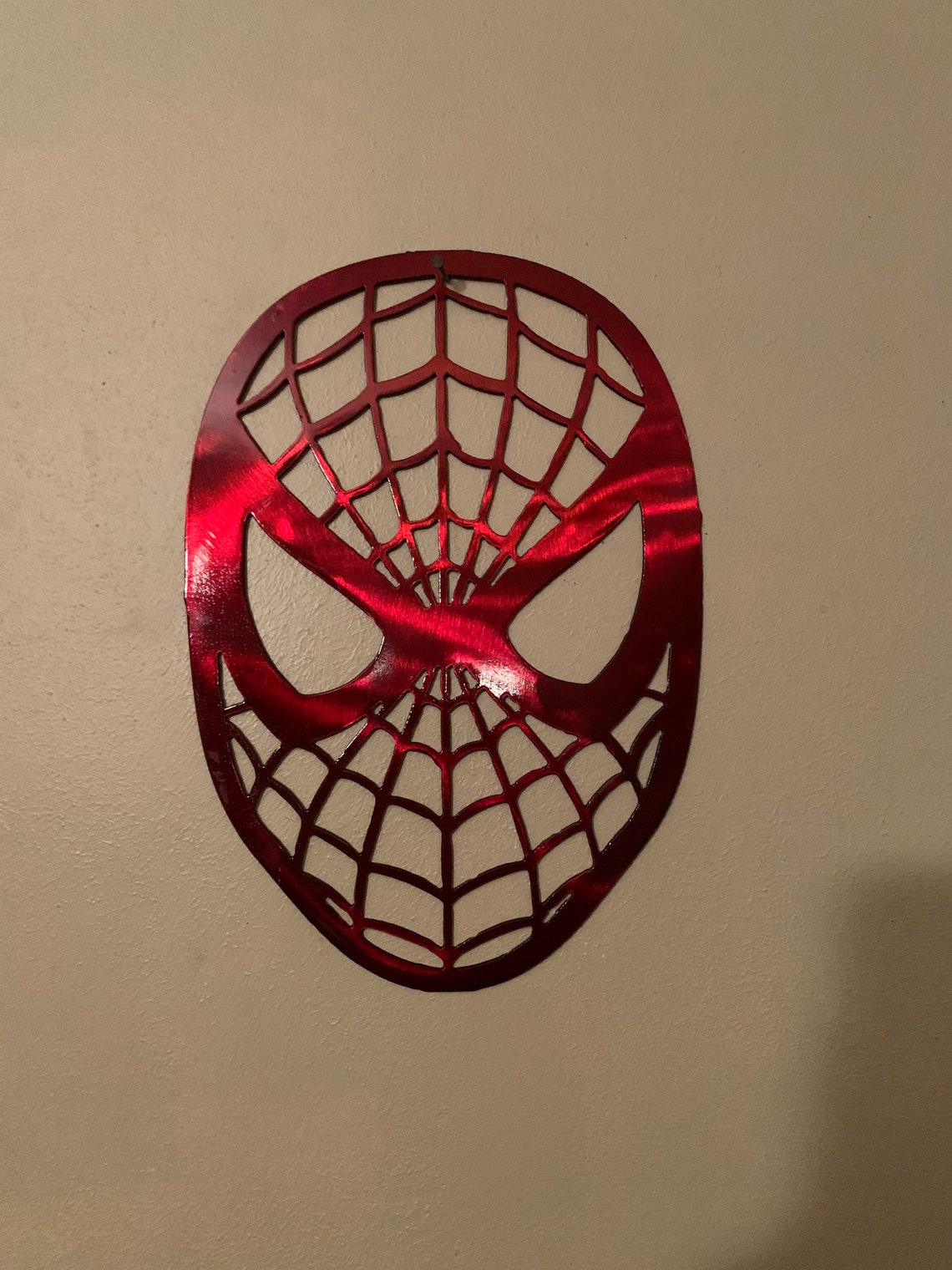 Spiderman Metal Wall Art Decormarvel Metal Wall Art Decor Etsy