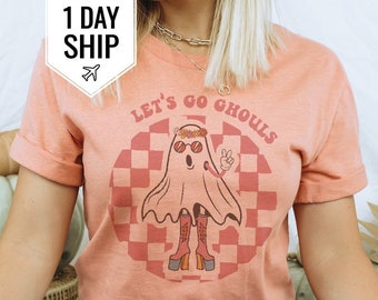 Let's Go Ghouls T-Shirt, Funny Halloween Shirt, Halloween T-Shirt, Fall T-Shirt, Halloween Boo Shirt