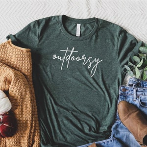 Outdoorsy Shirt, outdoorsy T-Shirt, outdoorsy Tank, Cute Gifts for Introverts, Cute Gifts for Introverts, Introvert, Homebody Shirt