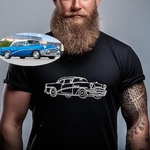 Portrait Cars Custom Shirt,  Car Gift T-Shirt, Father Shirt, Gift For Family, Daily t-shirt, Casual t-shirts