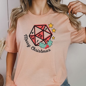 Merry Christmas Tshirt, Dungeons and Dragons, Christmas Party Shirt, Christmas  Shirt, Christmas Stars Shirt, Christmas Gifts, Merry Shirt