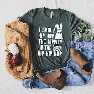 i said hip hop adult mom womens dads easter shirt cute trending, Hip hop shirt, I Said Hop Hop,