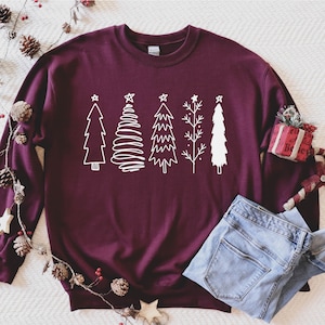 Christmas Trees Sweatshirt , Christmas Sweatshirt for Women, Christmas Sweatshirt, ChristmasSweatshirt, Shirts For Christmas