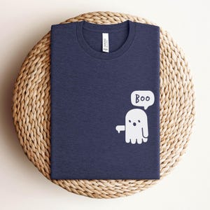 Boo Ghost Halloween Shirt, Cute Ghost Halloween T-Shirt, Funny Halloween Shirt, Halloween T-Shirt, Halloween Party Shirt, Ghost Shirt