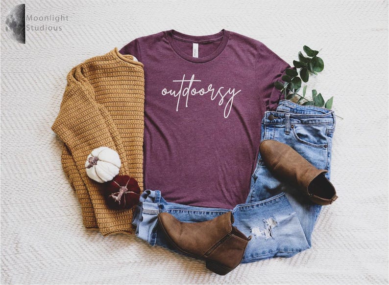 Outdoorsy Shirt, outdoorsy T-Shirt, outdoorsy Tank, Cute Gifts for Introverts, Cute Gifts for Introverts, Introvert, Homebody Shirt afbeelding 2
