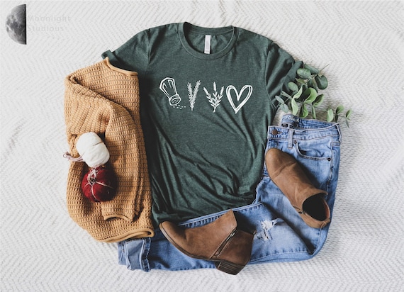 Salt Rosemary Lavender Love Shirt, Practical Magic Shirt, Inspirational Shirt, Halloween Shirt, Witchy Shirt, Gift for Her, Spooky Season