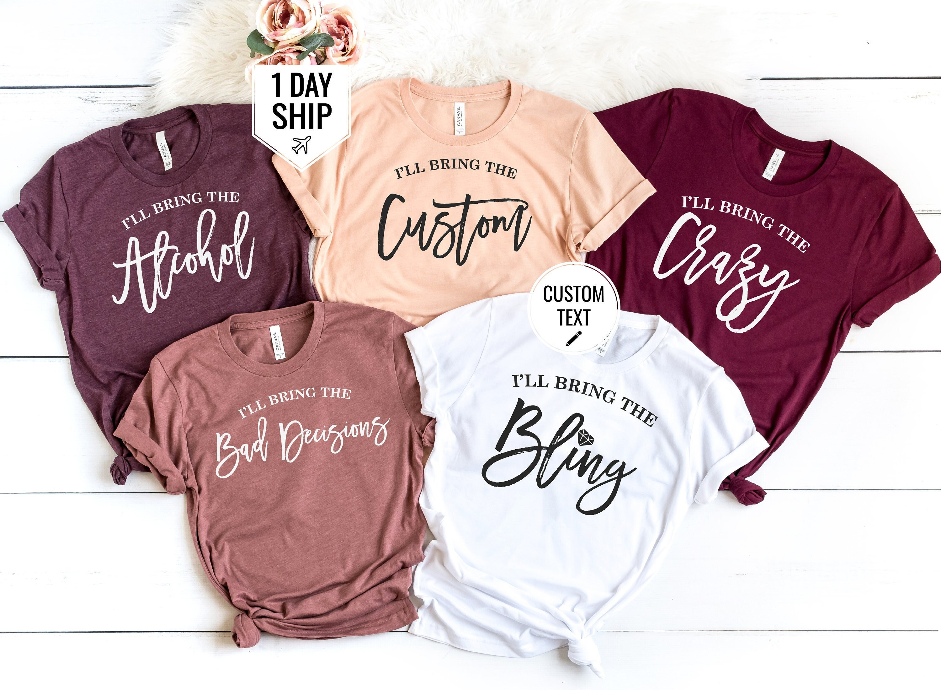 I'll Bring the Bride Costom Shirt Bride Crew Shirts Etsy