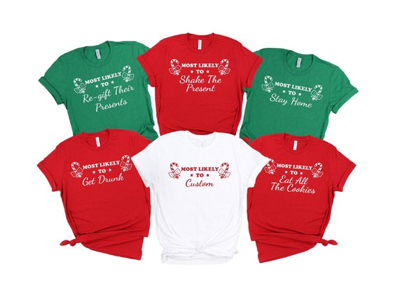 Custom Christmas Shirts Group Personalized Christmas Shirt - Etsy Nederland