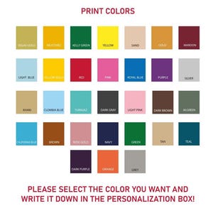 Class Of 2039 Handprint Shirt, Graduation tShirt, Custom Year 2037-2038-2039... First Day of School Kids t-Shirt, Grow with Me Bild 3