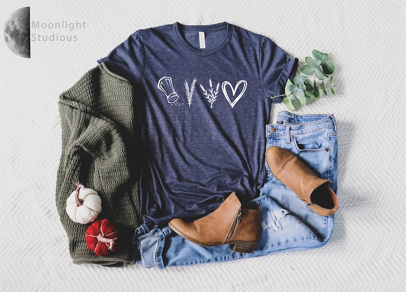 Salt Rosemary Lavender Love Shirt, Practical Magic Shirt, Inspirational Shirt, Halloween Shirt, Witchy Shirt, Gift for Her, Spooky Season image 3