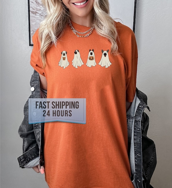 Ghost Dog Shirt, Halloween Shirt, Halloween Gift, Dog Halloween Shirt, Dog Shirt, Ghost Dog Shirt, Ghost and Dog, Halloween Tshirt, Dog Gift