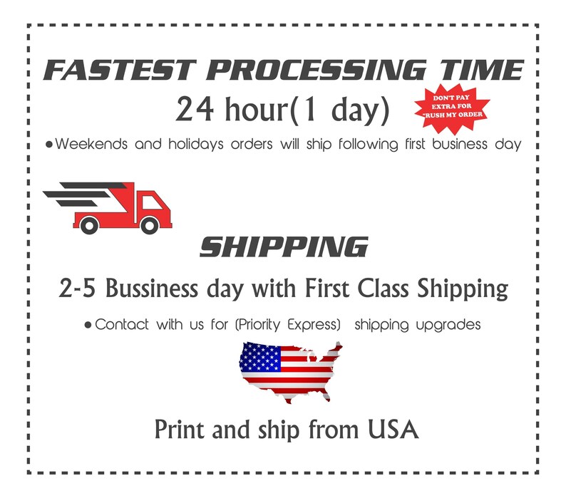 a flyer for a fast shipping business