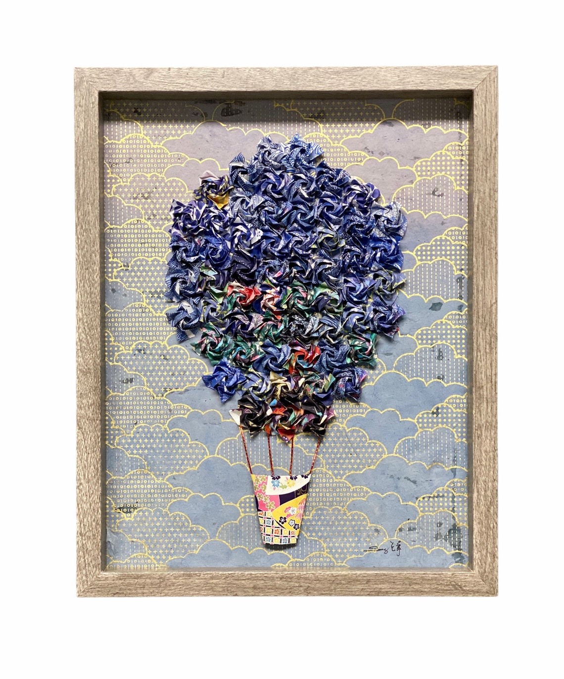 Made To Order Origami Hot Air Balloon Etsy