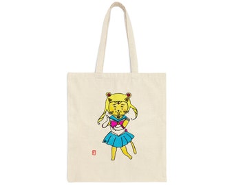 Sailor Moon Cosplay Cat Tote Bag