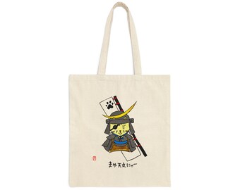 Japanese Lords Cat Tote Bag