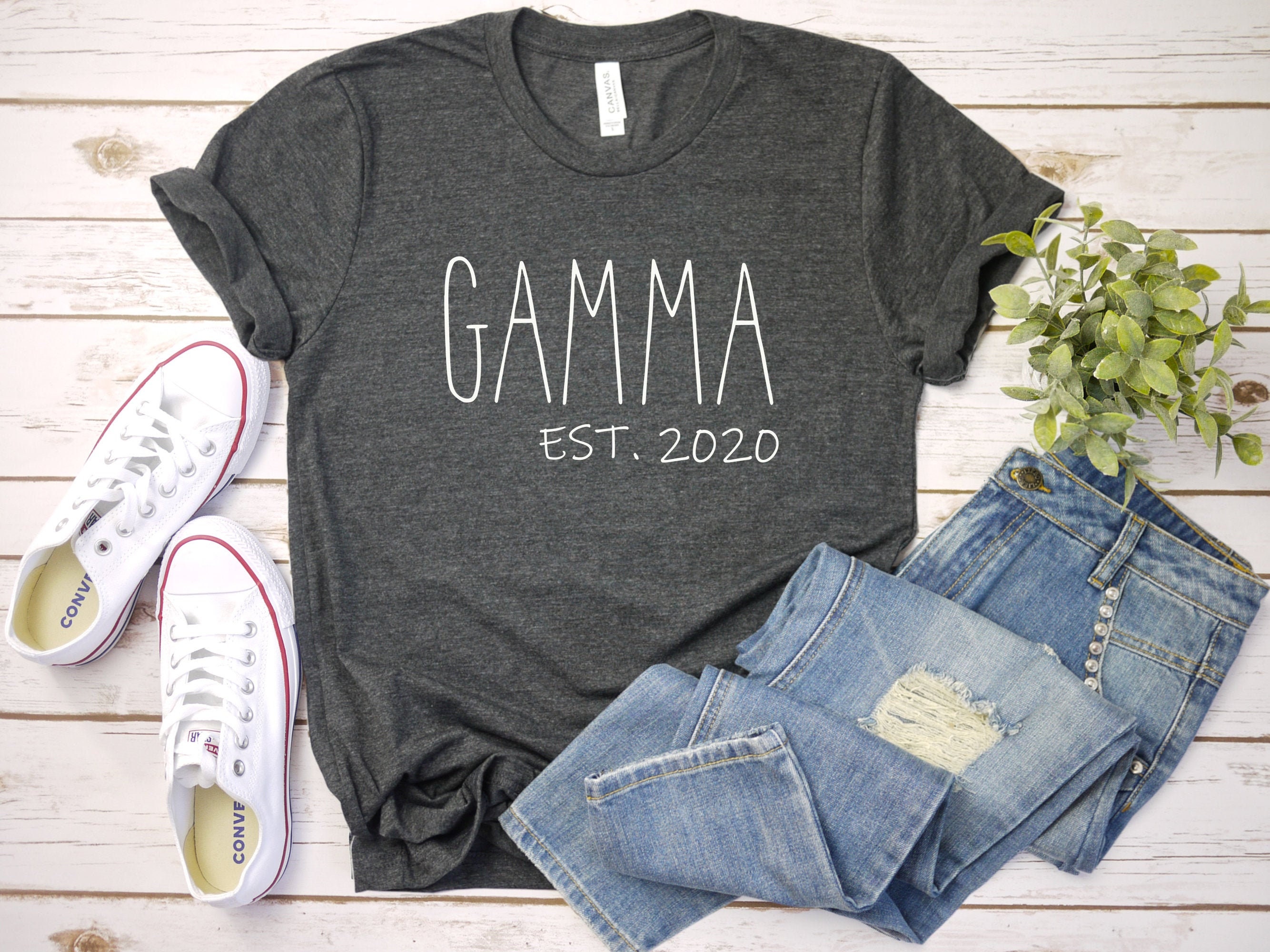 Gamma Gifts Gifts For Gamma Mothers Day Grandparents Day Gift T-Shirt Mother's Day Blessed Gamma Shirt