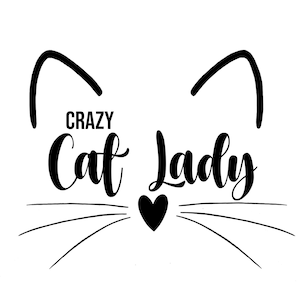 Verrückte Katze Dame Svg, Katze Mama Svg, Katze Mama Svg, Katze Svg Instant digital Download Katze Liebhaber Svg Cricut Cameo geschnitten Datei Katze ClipArt