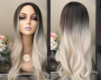 Adding dark roots to blonde wig Clearance