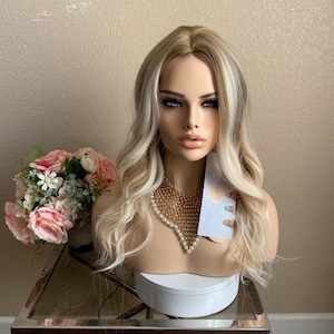 22&#39;&#39; Cappuccino blend Ombre Wig | Little Wig Museum,luxury wig,hairloss, alopeica chemo wig, cosplay Glueless Wigs