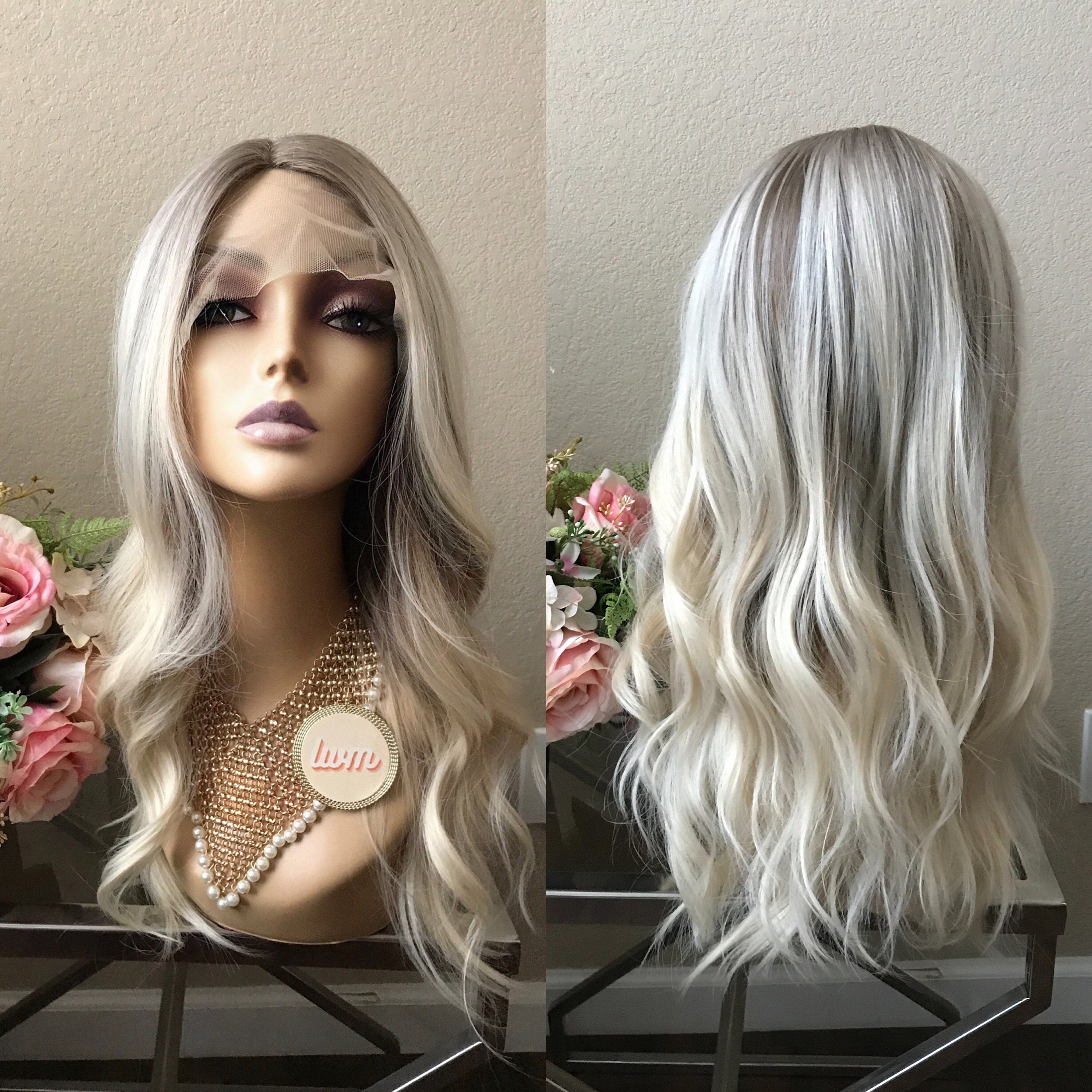 Oslo-20'' lace front balayage blonde synthetic wig  |  Little…