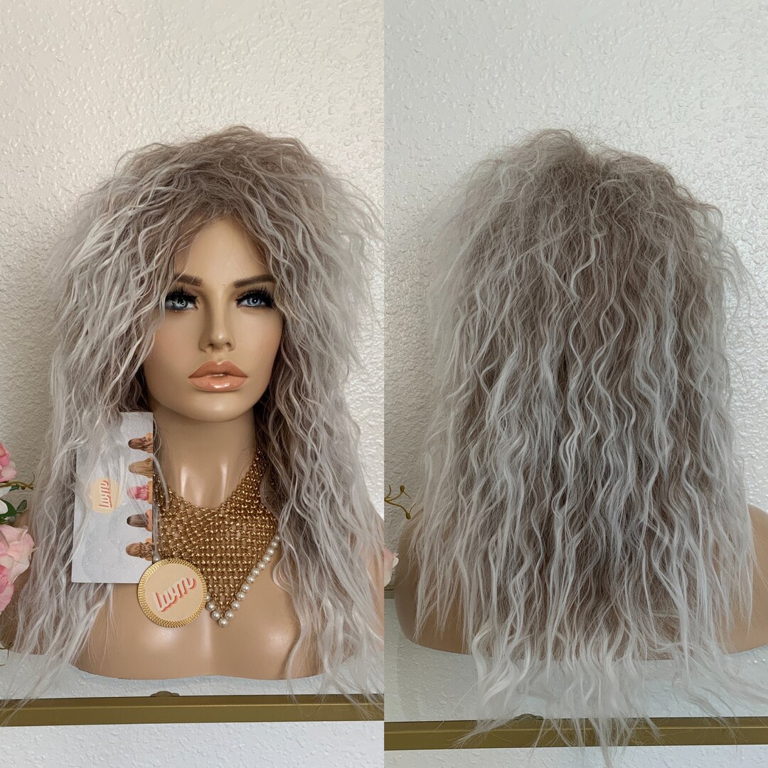 80s Rock N Roll Halloween Costume Wig 3 Colors Little Wig Museum hip