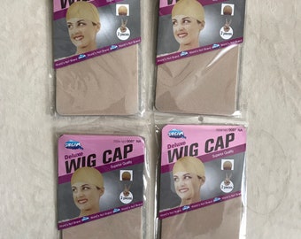 4 set of lace hair nets (2 piece pack) Wig Cap for Glueless Wigs  Glueless Wigs