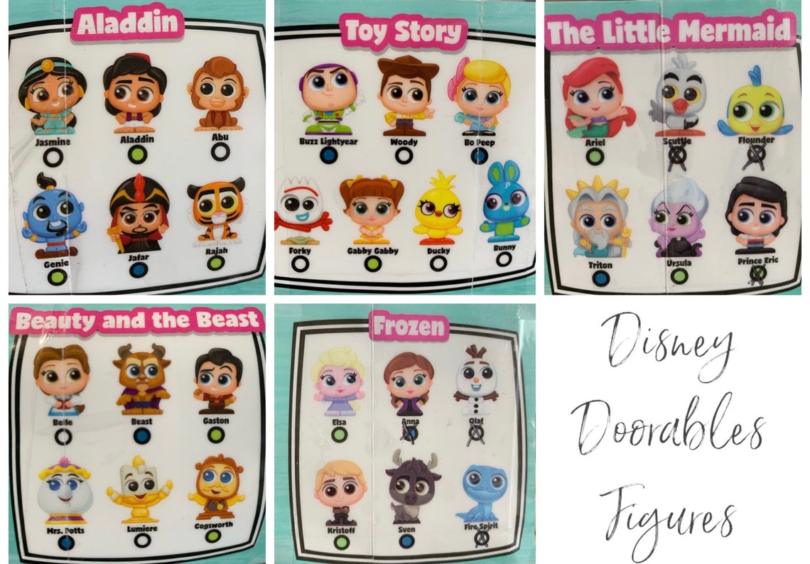 Disney Doorables Figures Series 4 Etsy